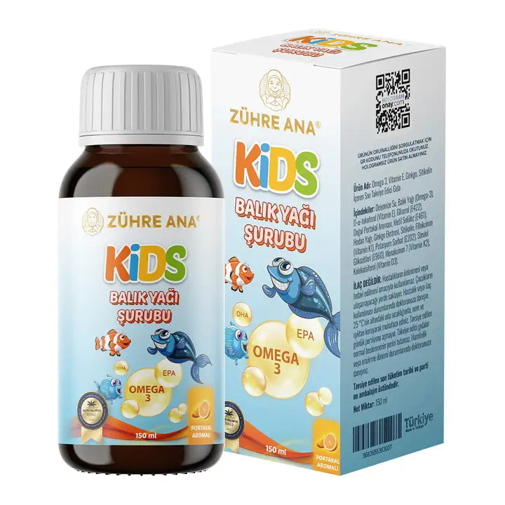 Puriva Life Kids Fish Oil Syrup - Omega 3 DHA EPA