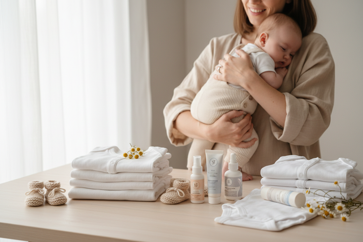 Mom & Baby Banner
