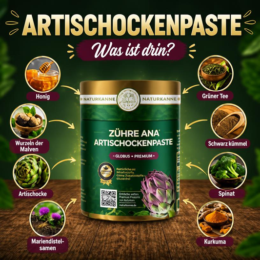 Puriva Life & Zühre Ana Artichoke Paste – Honey & Molasses Formula