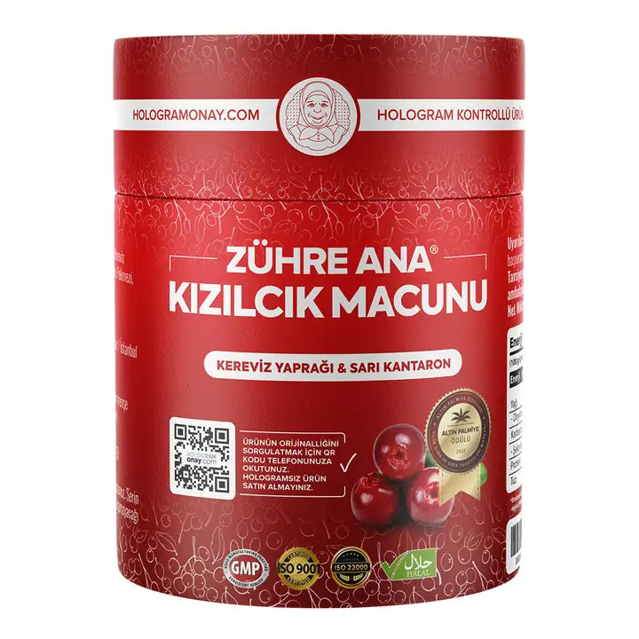 Zühre Ana Cornelian Cherry Paste (Kızılcık Macunu)